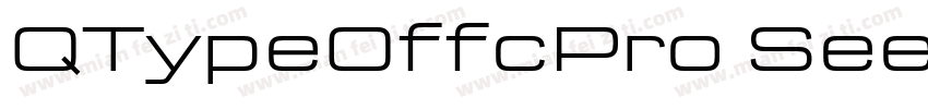 QTypeOffcPro SeextBold字体转换